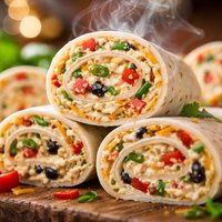 Creamy Tortilla Pinwheels