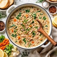 Creamy Turkey and Wild Rice Soup