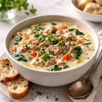 Creamy Turkey Vegetable Soup