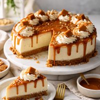 Creamy Vanilla Caramel Cheesecake