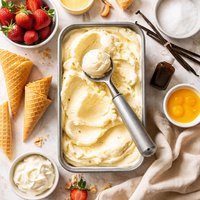 Creamy Vanilla Custard Ice Cream