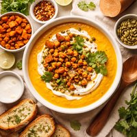 Creamy Vegan Roasted Sweet Potato Soup