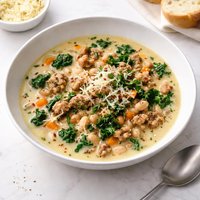 Creamy White Bean Italian Sausage Soup