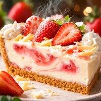 Creamy White Chocolate Strawberry Pie