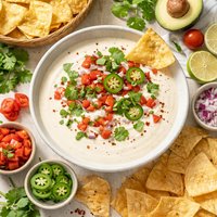 Creamy White Queso Dip