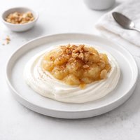Creamy Yogurt with Homemade Applesauce