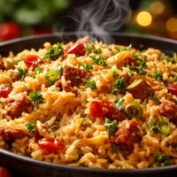 Creole Baked Cheese Rice