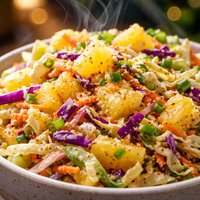 Creole Pineapple Coleslaw