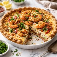 Creole Shrimp Quiche
