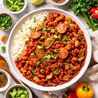 Creole Style Beans and Rice