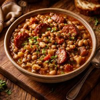 Creole Style Black Eyed Peas