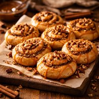 Crescent Caramel Cinnamon Swirls