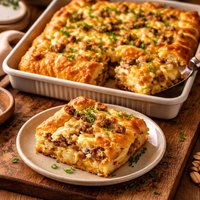 Crescent Crust Sausage Brunch Casserole