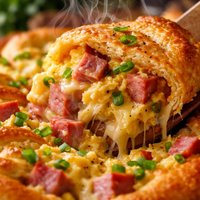 Crescent Egg Casserole with Ham