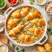 Crescent Topped Chicken a La King