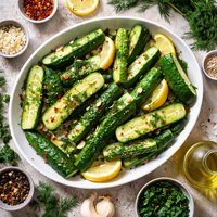 Crisp Dill Cucumbers