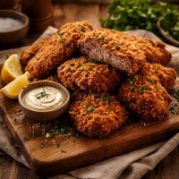 Crisp Fried Beef Cutlets