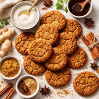 Crisp Gingersnap Cookies