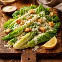 Crisp Romaine with Parmesan Dressing