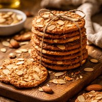 Crispy Almond Butter Thins Cookies