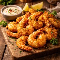 Crispy Battered Prawns