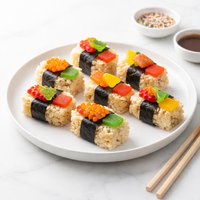 Crispy Candy Sushi Snackies