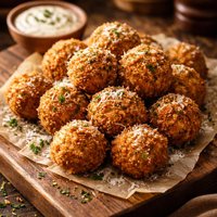 Crispy Cheese and Herb Fried Balls