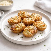 Crispy Cheese Topped Potatoes