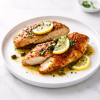 Crispy Chicken Breasts with Lemon and Capers