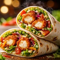 Crispy Chicken Salad Wraps