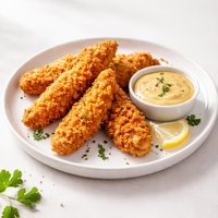 Crispy Chicken Tenders with Honey Mustard Sauce