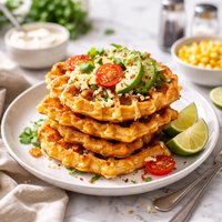 Crispy Corn Waffles