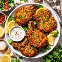 Crispy Crumbed Pork Chops