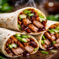 Crispy Duck Wraps with Hoisin Sauce