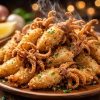 Crispy Fried Baby Squids