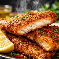 Crispy Fried Snapper Fillets