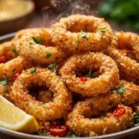 Crispy Fried Squid Rings