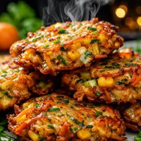 Crispy Fried Vegetable Fritters