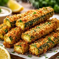 Crispy Fried Zucchini Sticks