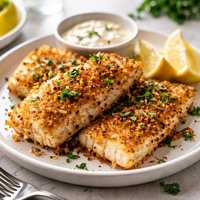 Crispy Oven Fried Cod Fish