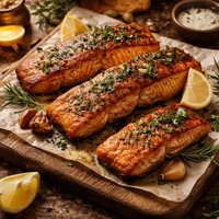 Crispy Pan-Fried Salmon