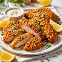 Crispy Panko Chicken Cutlets