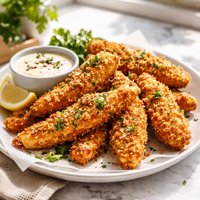 Crispy Parmesan Chicken Fingers