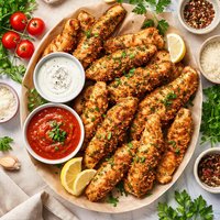 Crispy Parmesan Chicken Strips