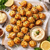 Crispy Parmesan Potato Puffs