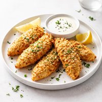 Crispy Parmesan Ranch Chicken Breasts Strips or Tenders