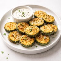 Crispy Parmesan Zucchini Coins