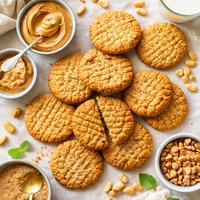 Crispy Peanut Butter Cookies