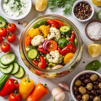 Crispy Pickled Vegetables