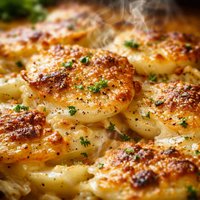 Crispy Potatoes Au Gratin